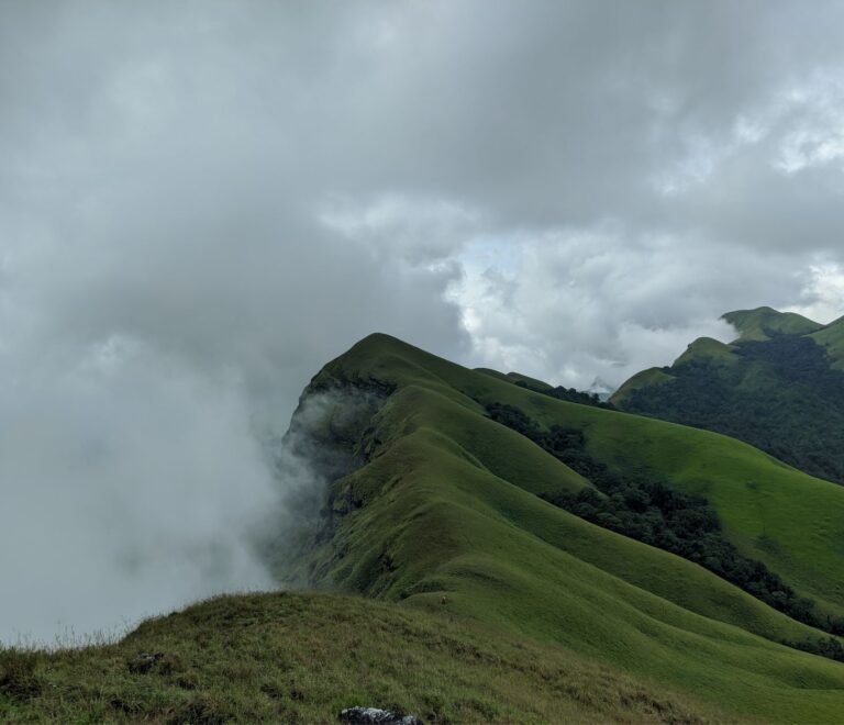 Morning mist in the Netravati Valley during trek