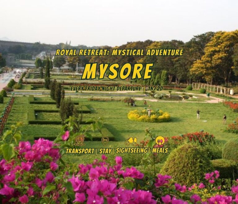 mysore tour package details