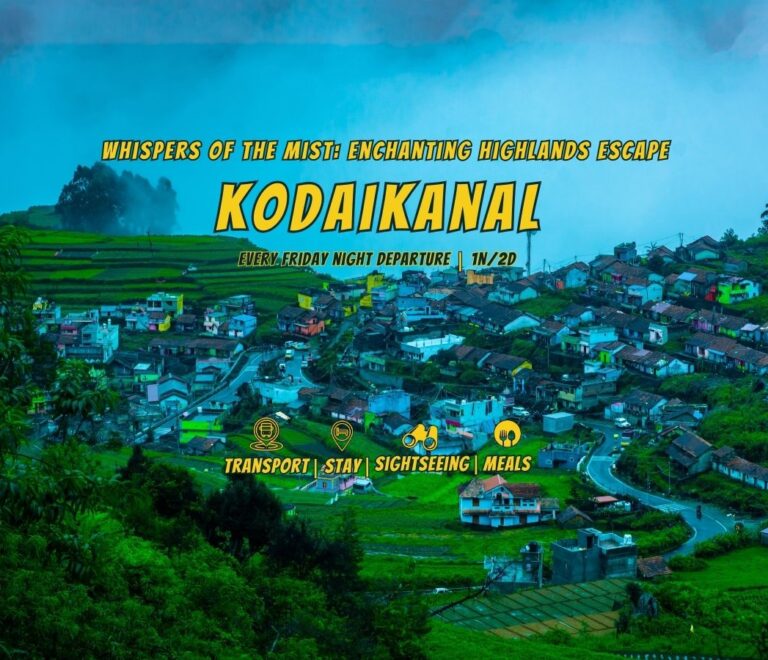 Kodaikanal tour package details