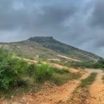 Kaurava Kunda hill view from the base near Chikkaballapur.