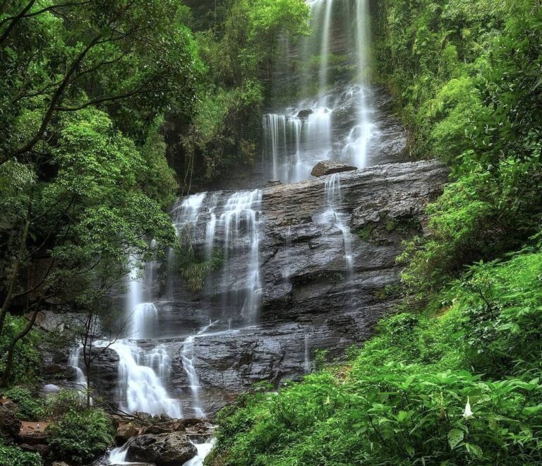 Jhari water falls which comes in our Chikmagalur tour package