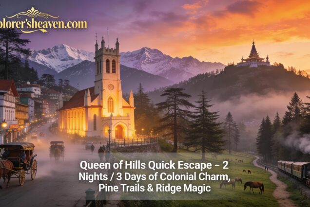 Queen of Hills Quick Escape – 2 Nights / 3 Days