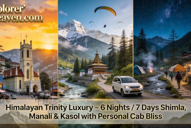 Himalayan Trinity Luxury – 6 Nights / 7 Days
